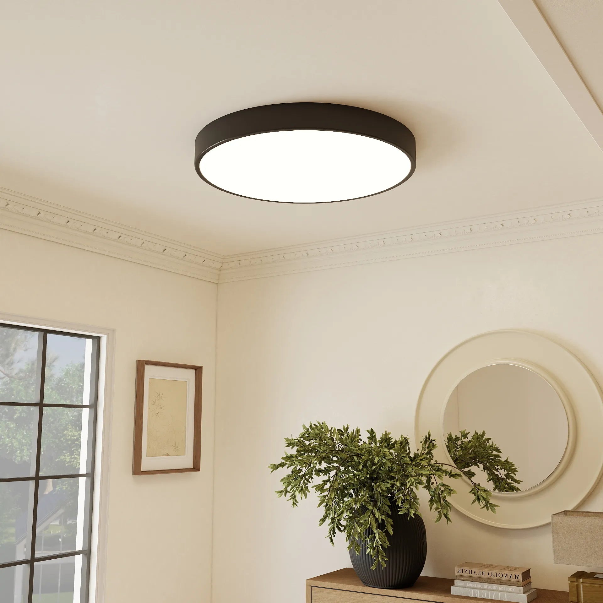 Glarefusion Moderno Semplice Lampada da Soffitto LED Rotonda