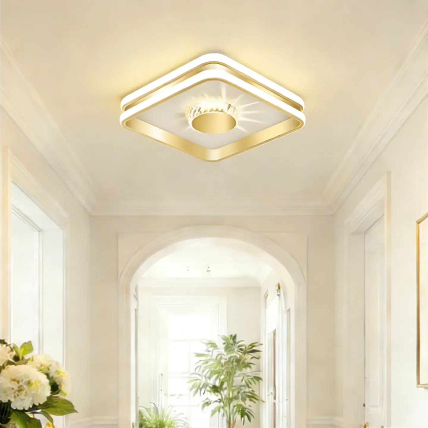 Lampada da Soffitto Cristallo Chic Moderno