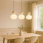 Lampada a Sospensione Art Deco Glarefusion Cream