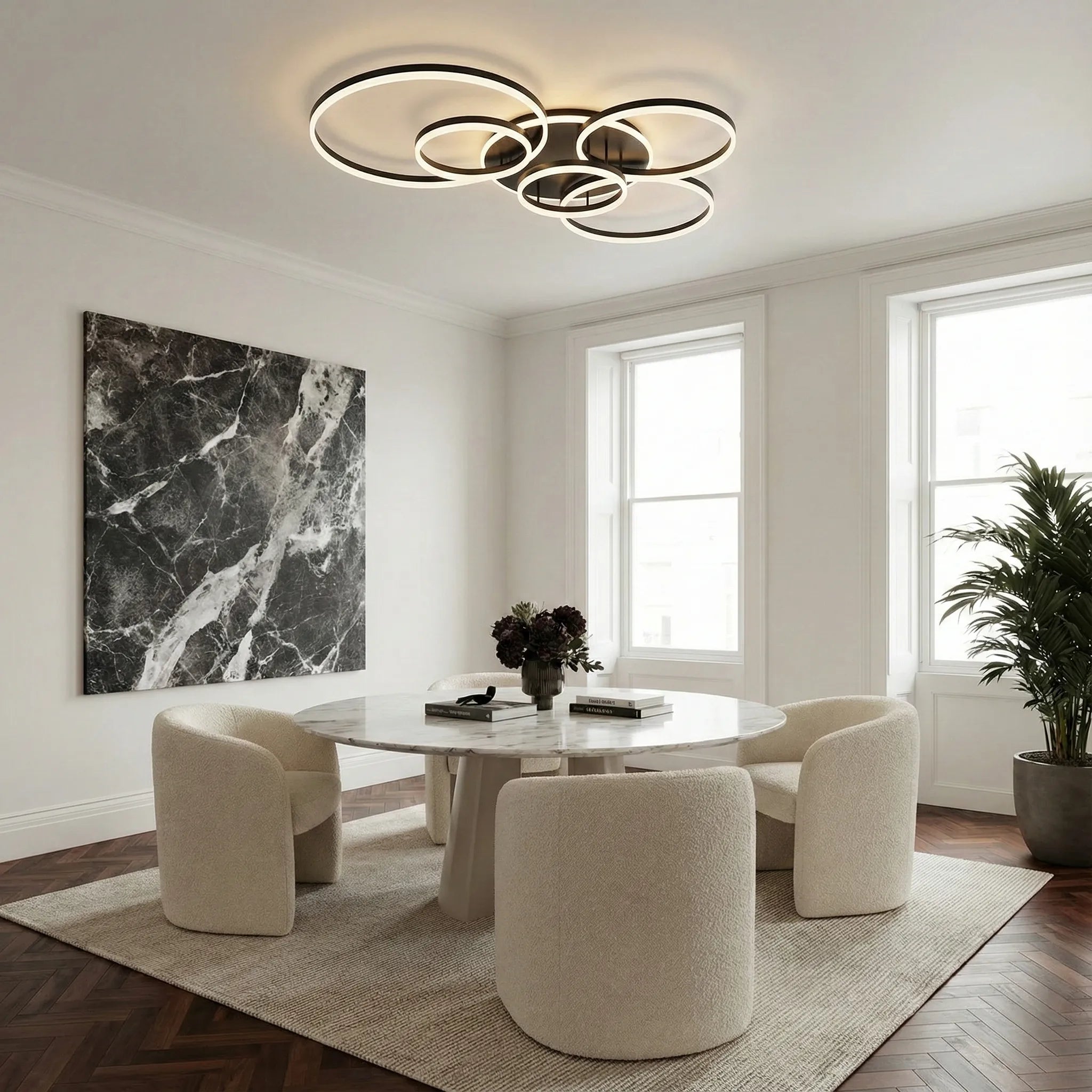 Lampada da soffitto chic nordica