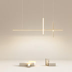 Lampadario a LED lungo minimalista moderno