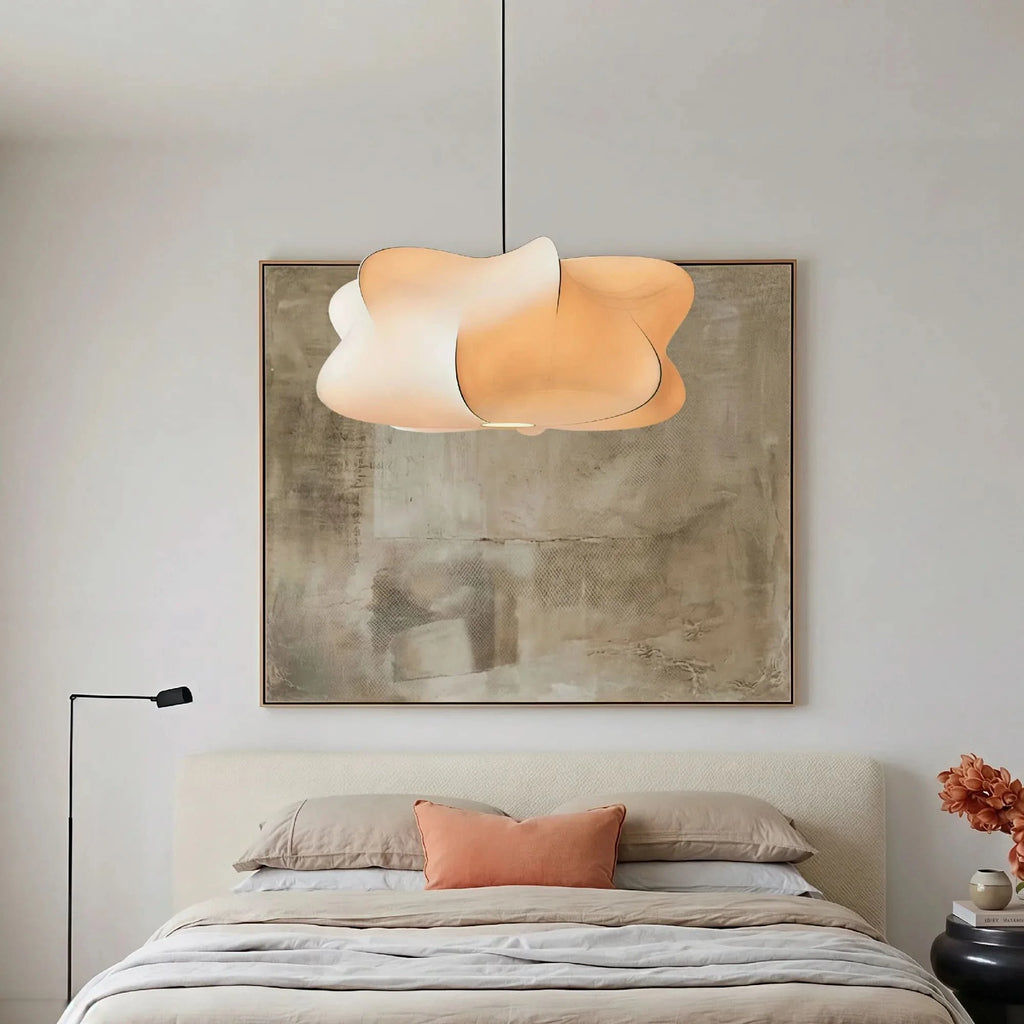 Lampada a Sospensione in Seta Glarefusion