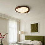 Lampada da soffitto rustica in acrilico organico