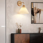Lampada da Parete Modern Minimalista con Ombra Pieghettata a 1 Luce