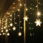 Illuminazione a LED per tende di Natale – Illuminazione decorativa e riutilizzabile per feste