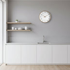 Orologio da parete in legno Claryo Design minimalista
