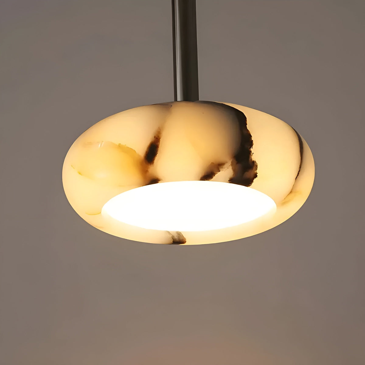 Lampada a sospensione LED in marmo – Illuminazione d'accento elegante per gli ambienti domestici