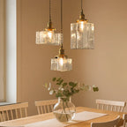 Lampada a Sospensione in Vetro Moderno Retro Glarefusion