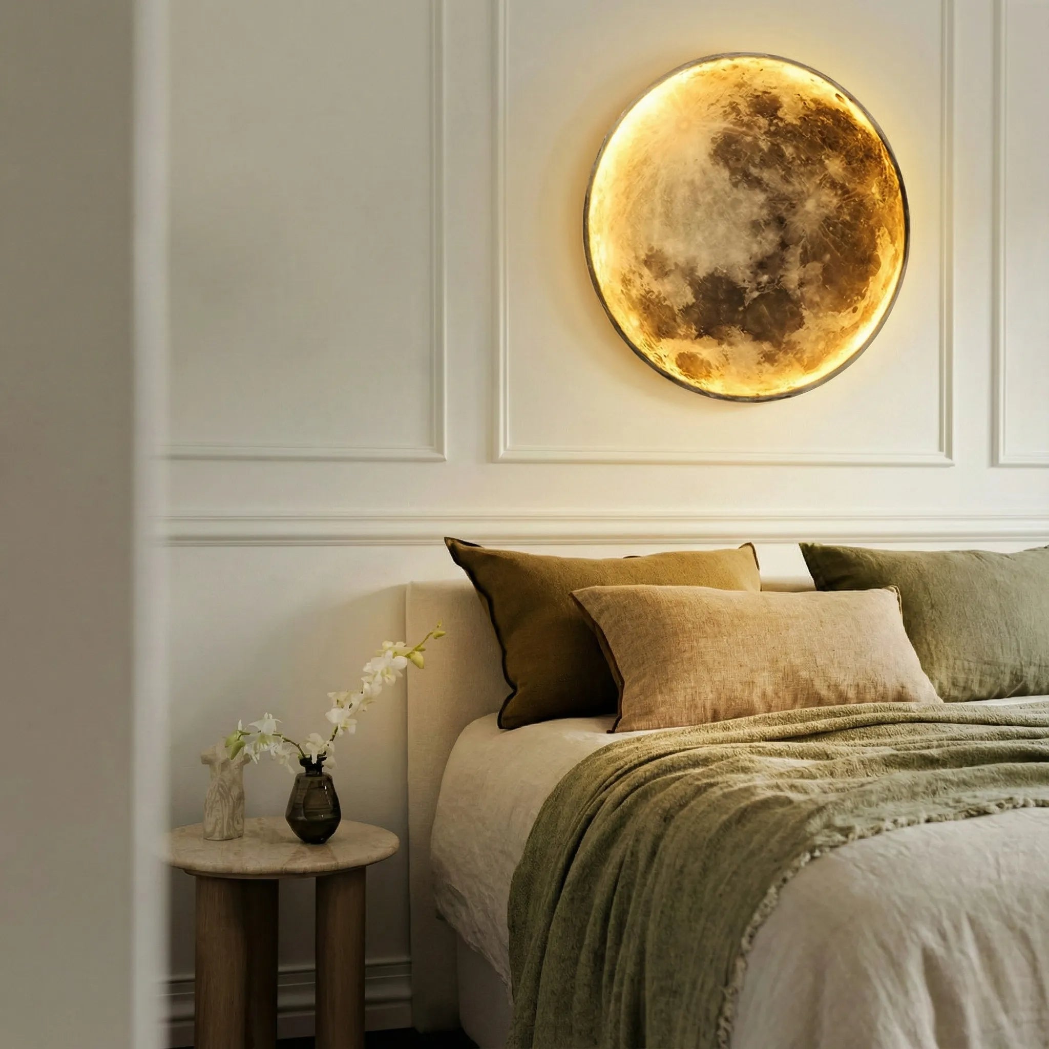 Lampada da Parete Moderna Rotonda Luna