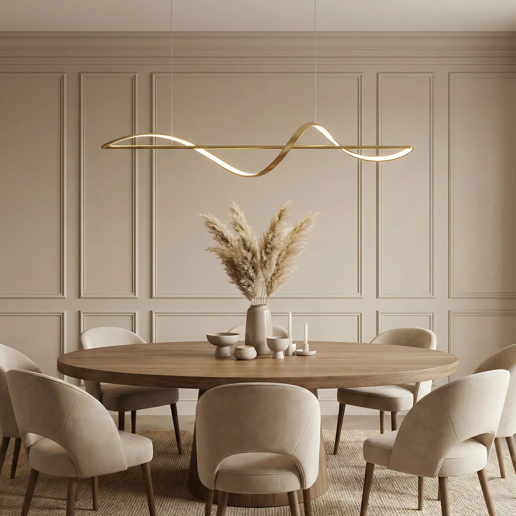 Moderna Creativa Italiana Semplice Linee Lampada a Sospensione per Ristorante