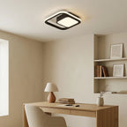 Lampada da soffitto a doppio anello minimalista nordica