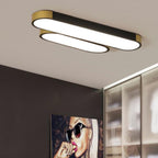 Moderna Lampada da Soffitto LED Flush Mount Rettangolare Minimalista