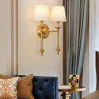 Applique Moderno con Ombrello in Ottone 1/2 Luce