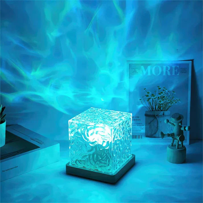 OCS - Lampada Proiettore Noorderlicht – Lampada Atmosferica Wireless con 16 Colori e Funzione Timer