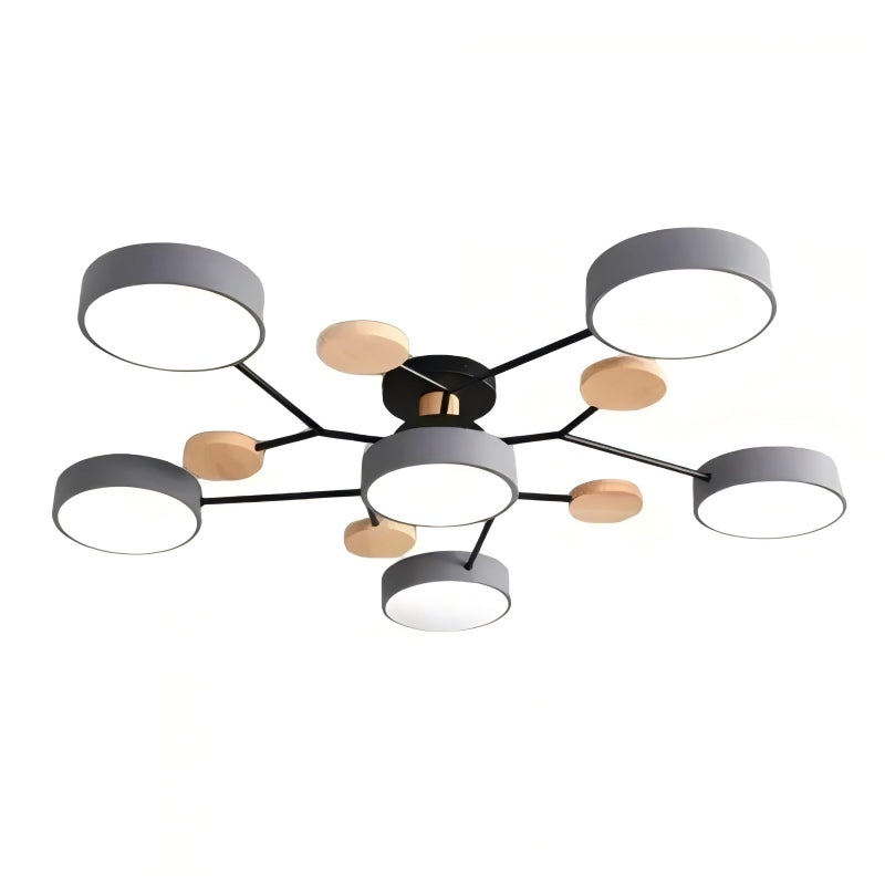 Lampada da soffitto LED circolare in acrilico