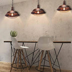 Lampadario Industriale Rustico Nero Epoch