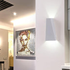 Applique a Muro LED 2 Luci Trapezoidale Moderna e Semplice