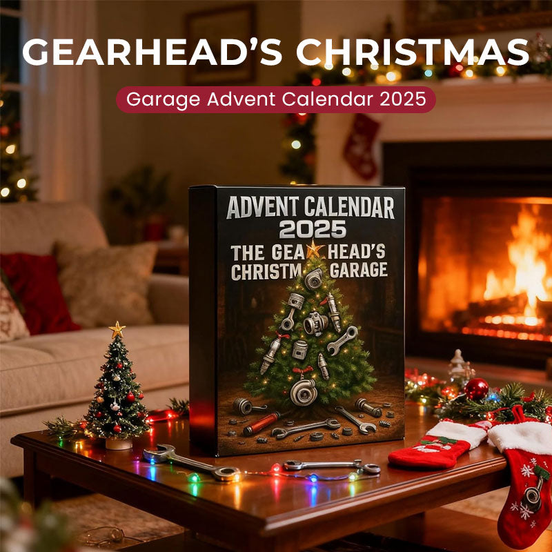 Gearhead Garage Calendario dell'Avvento | Countdown al Natale con sorprese automobilistiche e attrezzi!