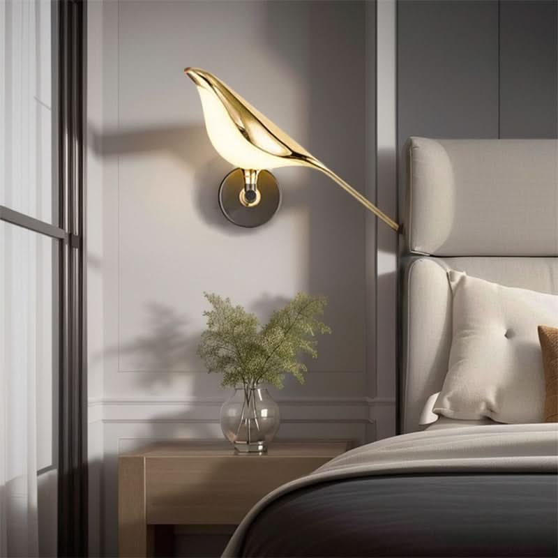 Glarefusion Modern Led Art Design Lampada da Parete con Uccello