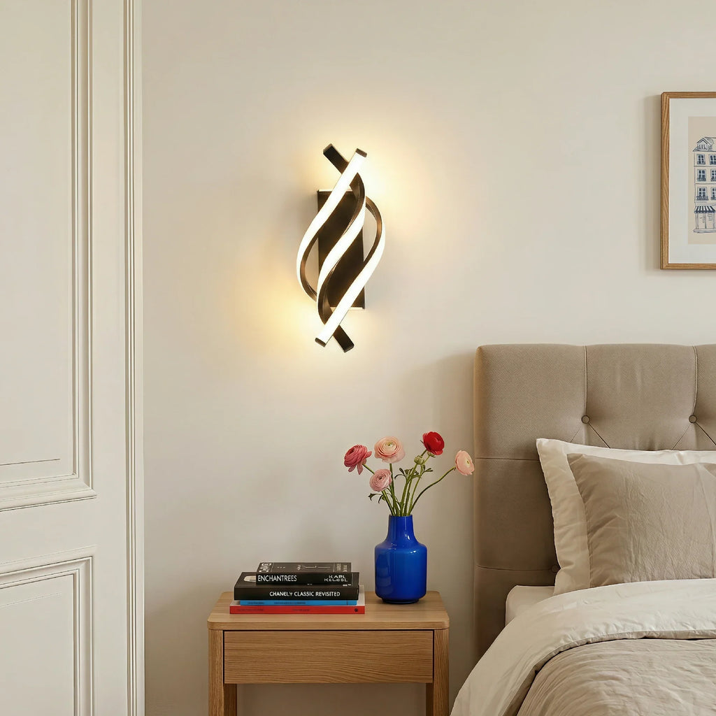 Moderna Lampada da Parete Creativa a Spirale