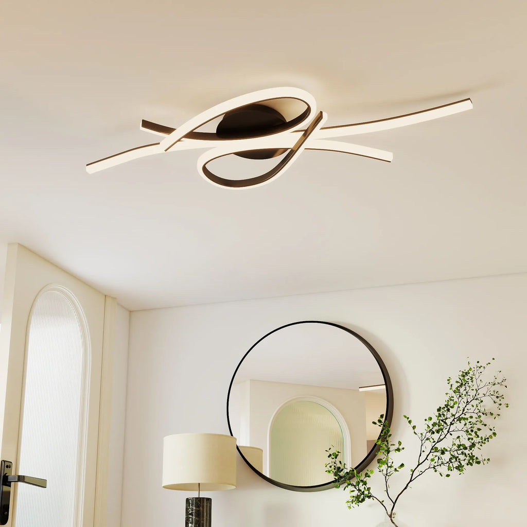 Moderna Lampada da Soffitto a Note Musicali Creativa