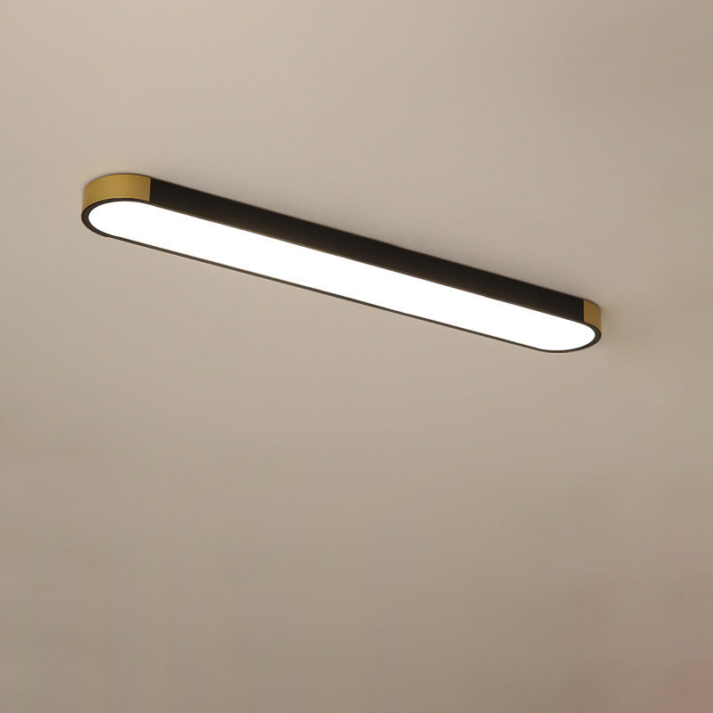 Moderna Lampada da Soffitto LED Flush Mount Rettangolare Minimalista