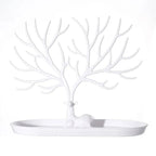 DeerCharm – Porta gioie con design a ramo di legno e base decorativa