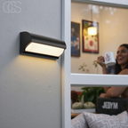 OCS - Lampada da Parete LED Nera per Esterni
