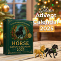 Calendario dell'Avvento Magico dei Cavalli 2025 – 24 Figure Dipinte a Mano per Amanti dei Cavalli