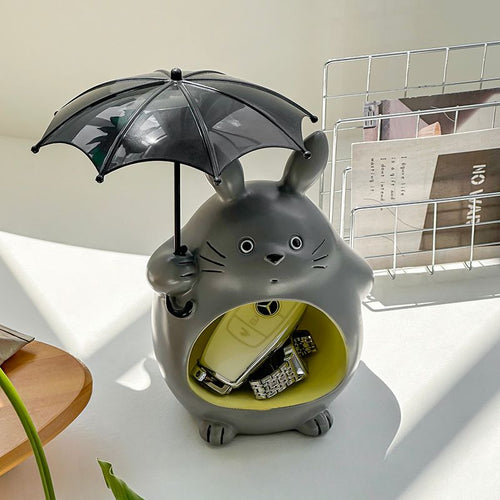 AuraTotor – Statua Decorativa a Forma di Totoro con Design per Riporre