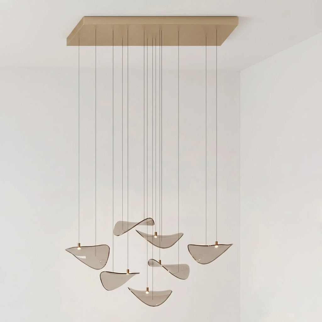 Lampadario a Foglia Fluttuante Wave