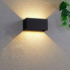 Moderna Applique da Esterno Impermeabile Rectangolare LED Illuminata Su e Giù