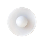 Luce a Disco in Vetro Nordico per Parete e Soffitto LED 1-luce