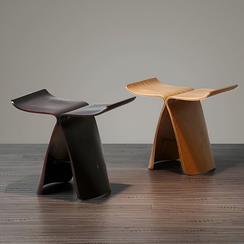 FloraSeat – Sgabello decorativo fatto a mano a forma di farfalla