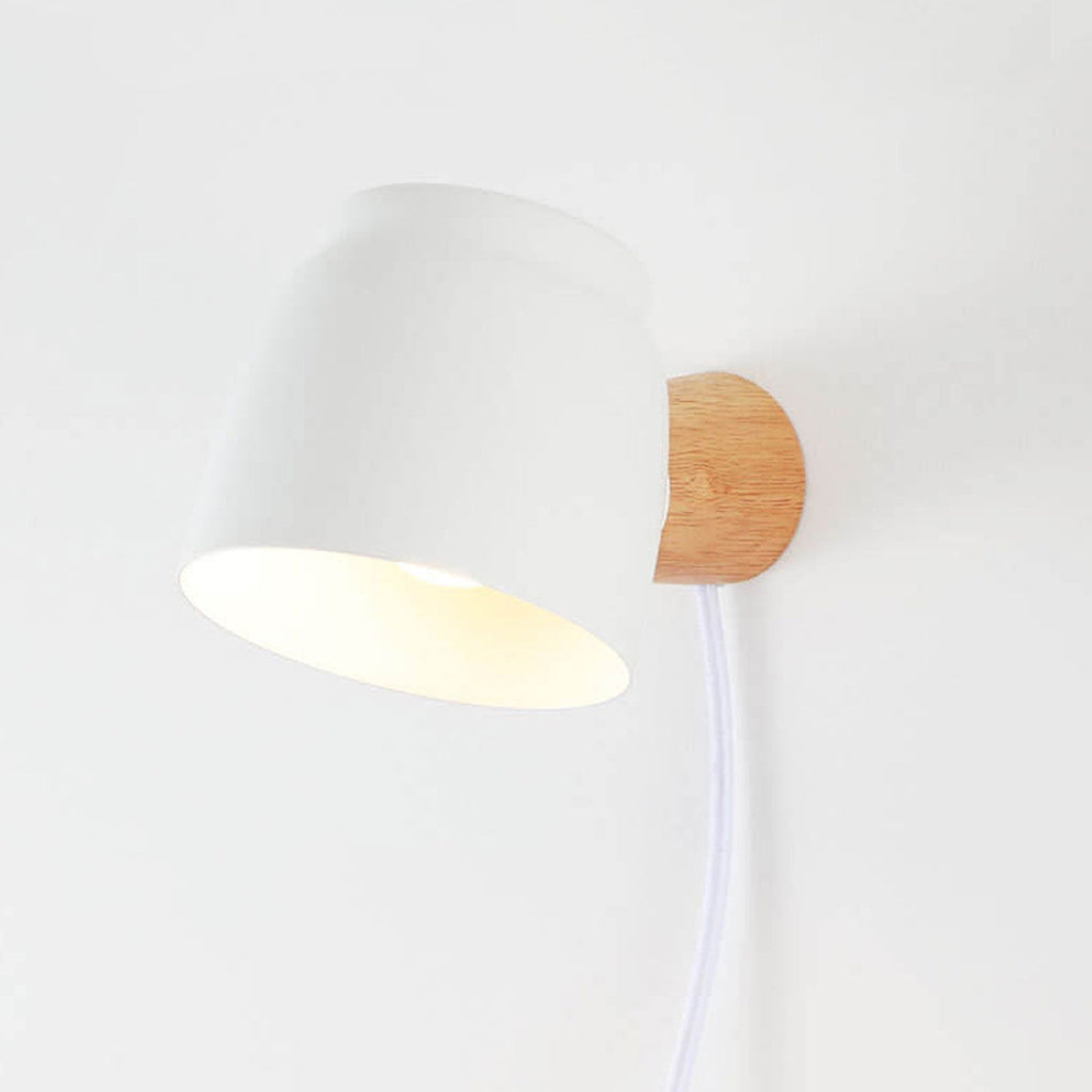 Applique da Parete Rotante a Colonna Barrel Minimalista Nordico con 1 Luce
