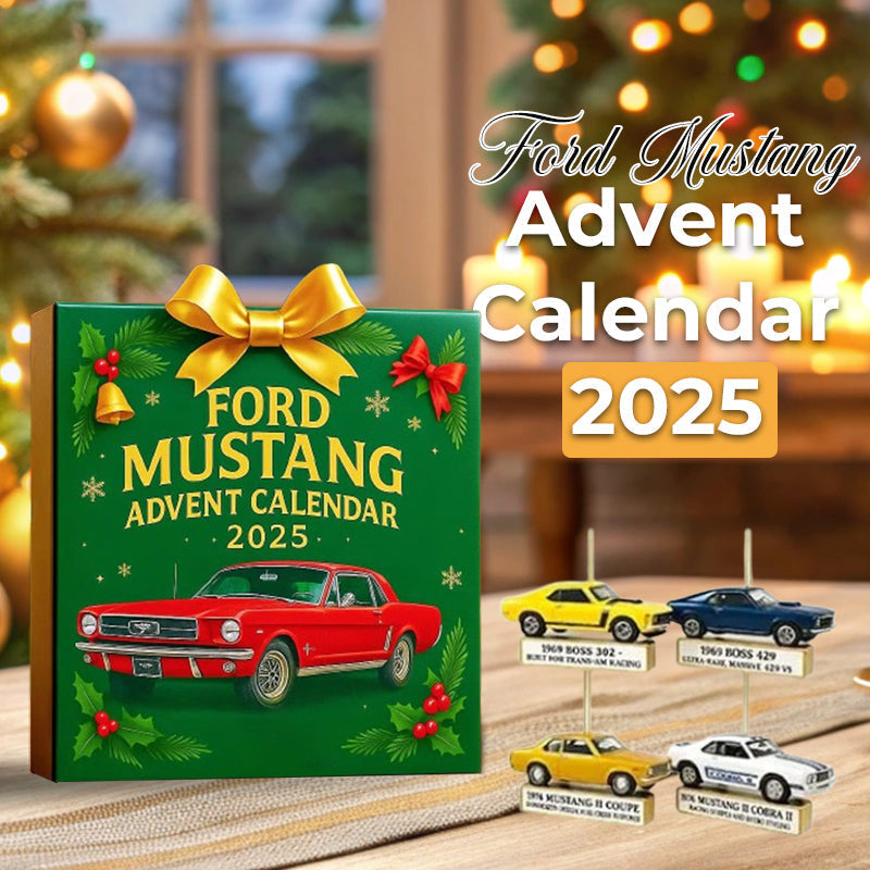 MustangMerry | Calendario dell'Avvento Ford Mustang 2025 Conto alla rovescia festivo