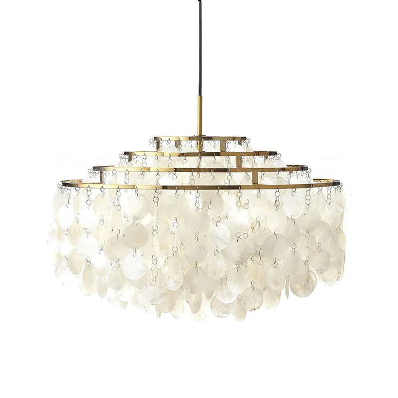 Lampadario Moderno a Forma di Conchiglia