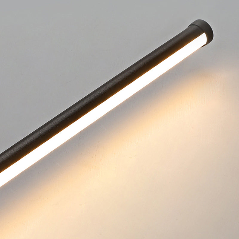 Ray Minimalista LED Applique da Interni Nero