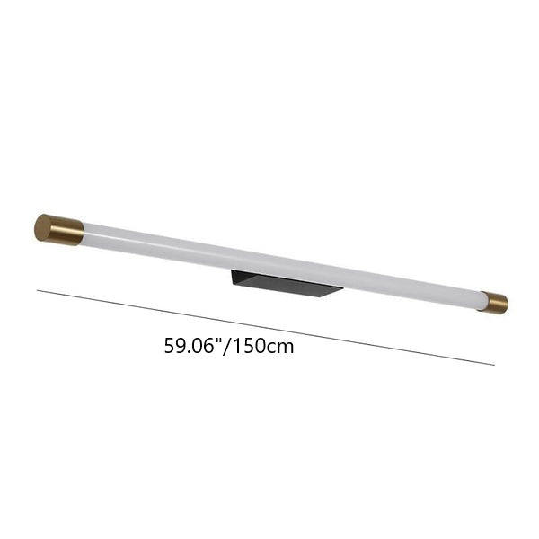 Lampada da parete a LED in alluminio PC con tubo sottile, moderna e minimalista, per il soggiorno