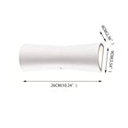 Lampada da Parete Esterno Minimalista Laxor in Metallo Impermeabile, Nero/Bianco
