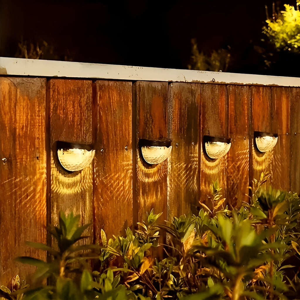 Lampada da giardino solare con 6 LED – Illuminazione decorativa per esterni con gioco di luci | Resistente alle intemperie per giardino, scale e terrazza