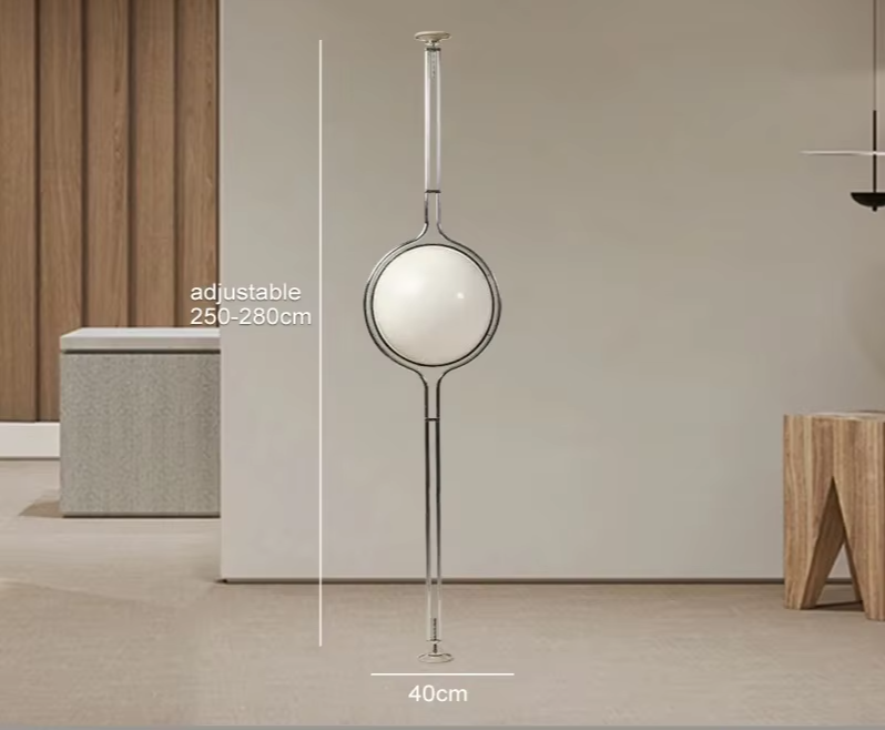 LumiSphere Art Deco LED Bol Lampada da Terra