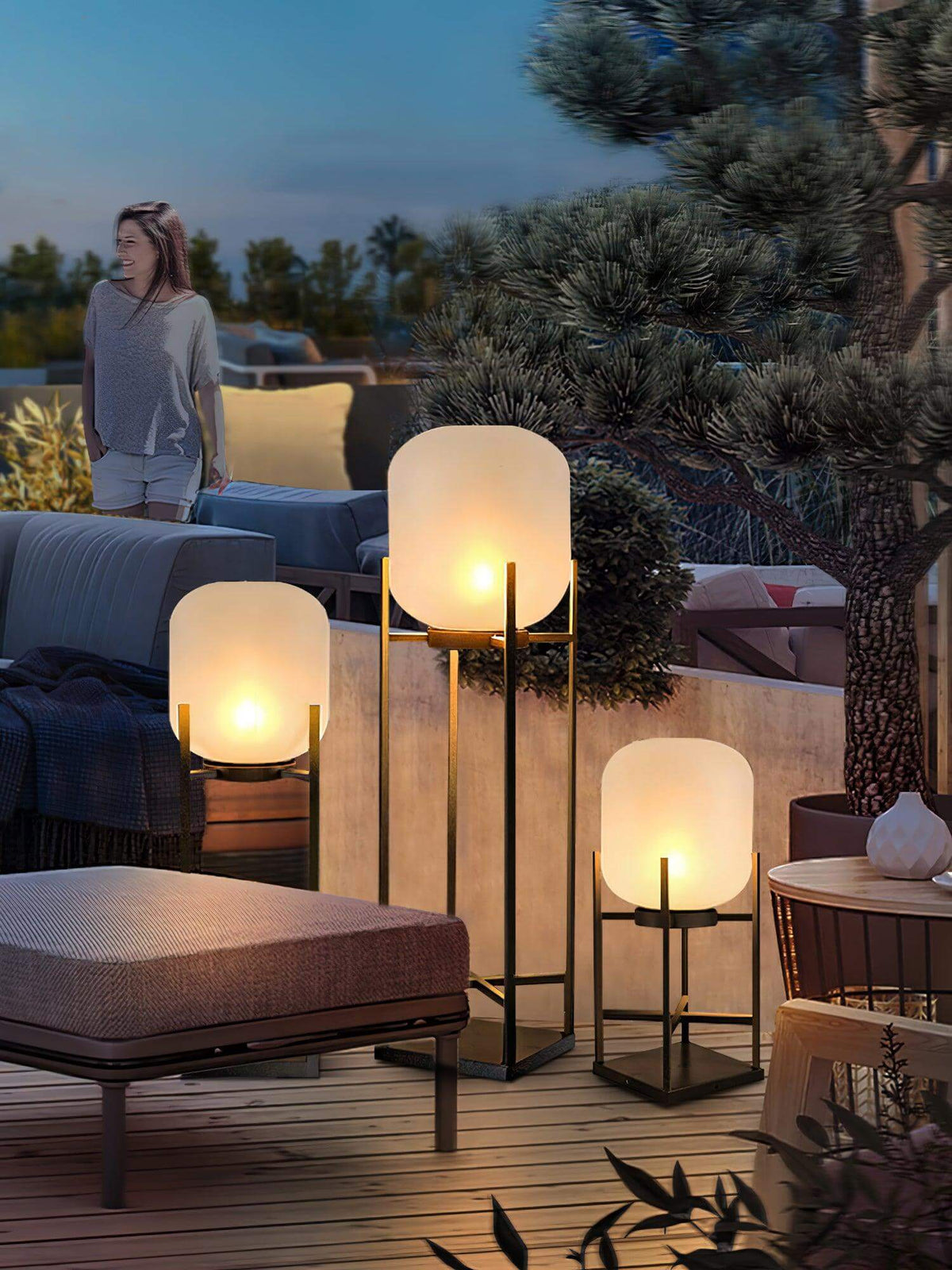 Lampada da Terra Solare per Esterni – Illuminazione Sostenibile per Giardini e Terrazzi