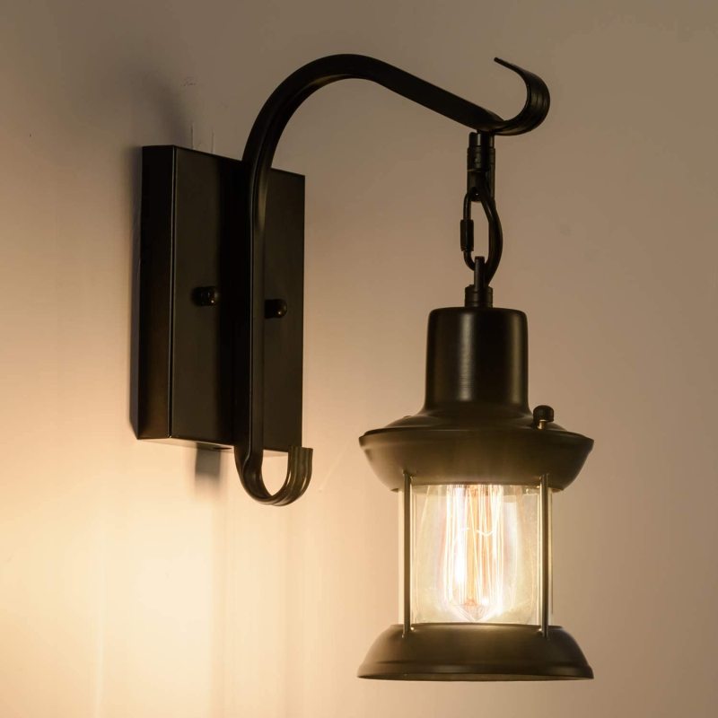 Lampada da Parete Retro in Stile Industriale Etra