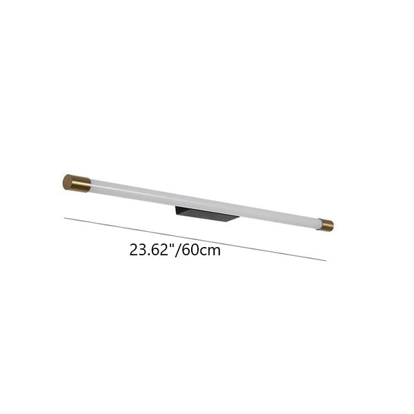 Lampada da parete a LED in alluminio PC con tubo sottile, moderna e minimalista, per il soggiorno
