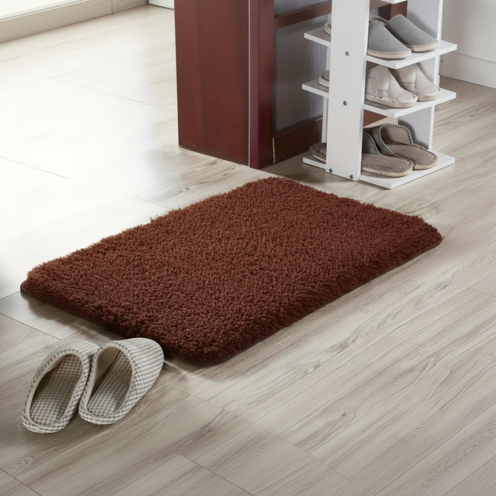 Lonneke - Tappetino da Bagno Morbido, Spesso e Molto Assorbente