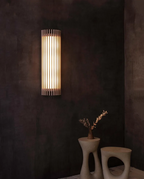 “ZenAura Wabi-Sabi Applique” – Applique LED in Noce Retro Giapponese