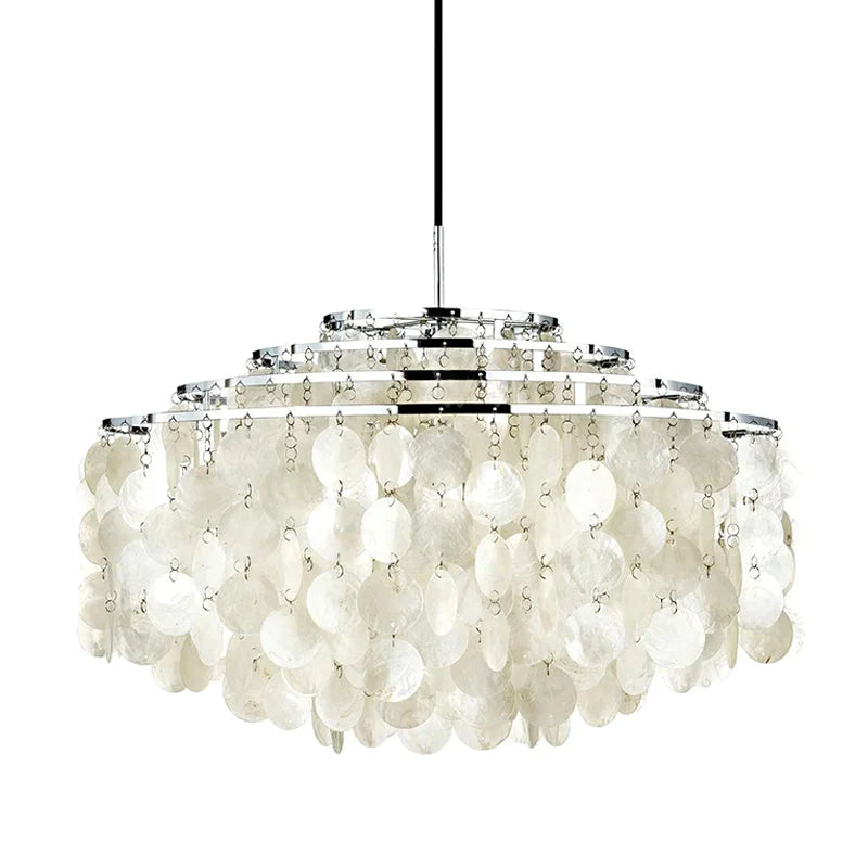 Lampadario Moderno a Forma di Conchiglia