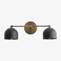 Applique da Parete in Ottone Chroma Dome per Bagno Moderno