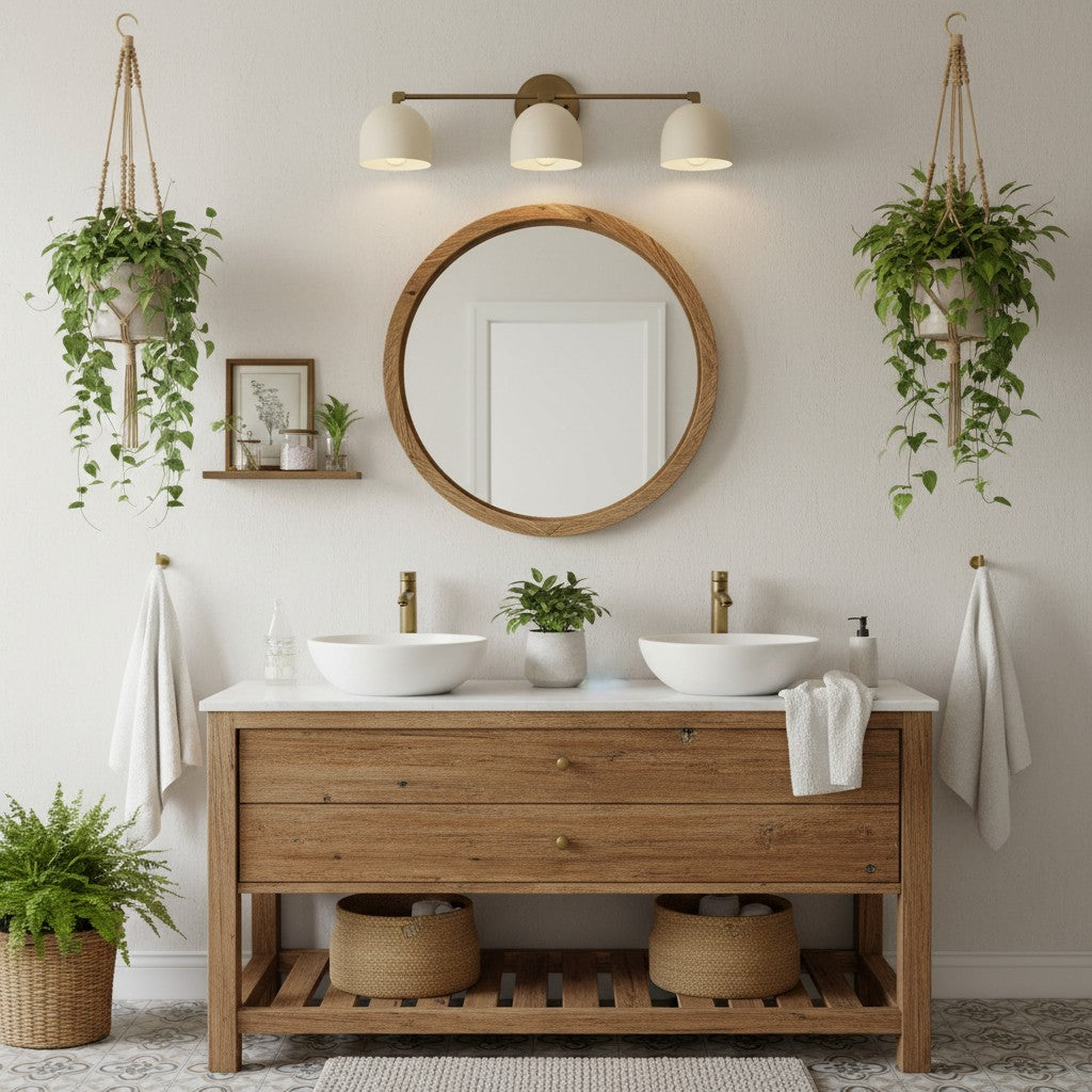 Applique da Parete in Ottone Chroma Dome per Bagno Moderno